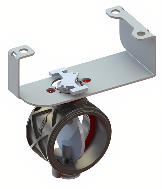 Exhaust flap AR4 - S2.1 (SBS, small design)